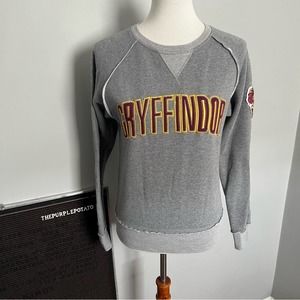 Wizarding World of Harry Potter Gryffindor Gray Logo Sweatshirt Size XS